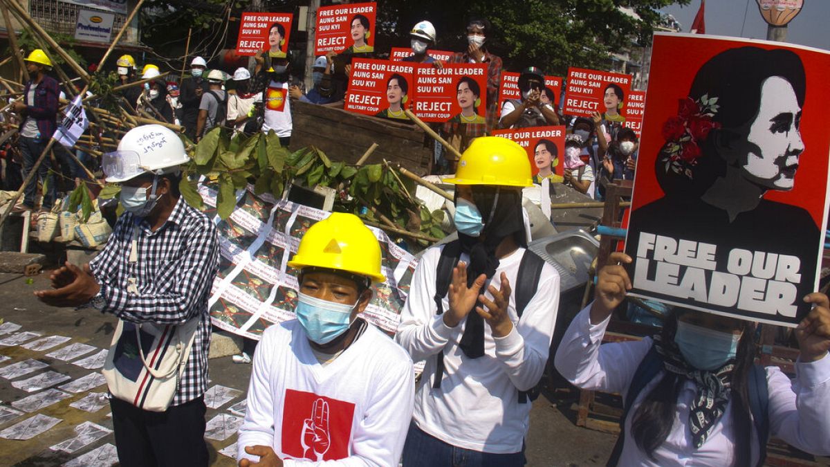 Prosiguen las protestas del movimiento civil contra la represión militar en Birmania