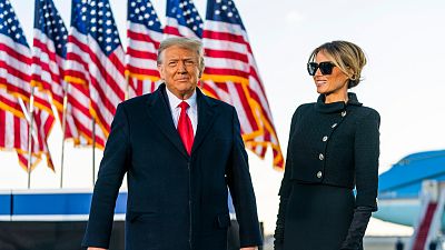 دونالد ترامب وزوجته ميلانيا