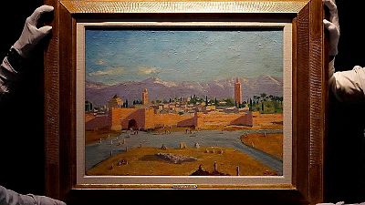 نقاشی مسجد کوتوبیا توسط وینستون چرچیل