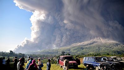 ویدئو؛ فوران آتشفشان سینابونگ در اندونزی تا ۵ هزار متر بالاتر از سطح دریا