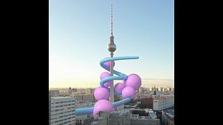 Der Fernsehturm in "Augmented Reality"