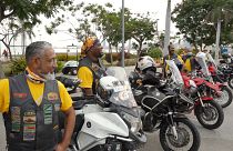 Aventura sobre 'dos ruedas' en Angola con los 'Amigos da Picada'