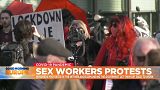 Sex workers protest in The Hague, Netherlands