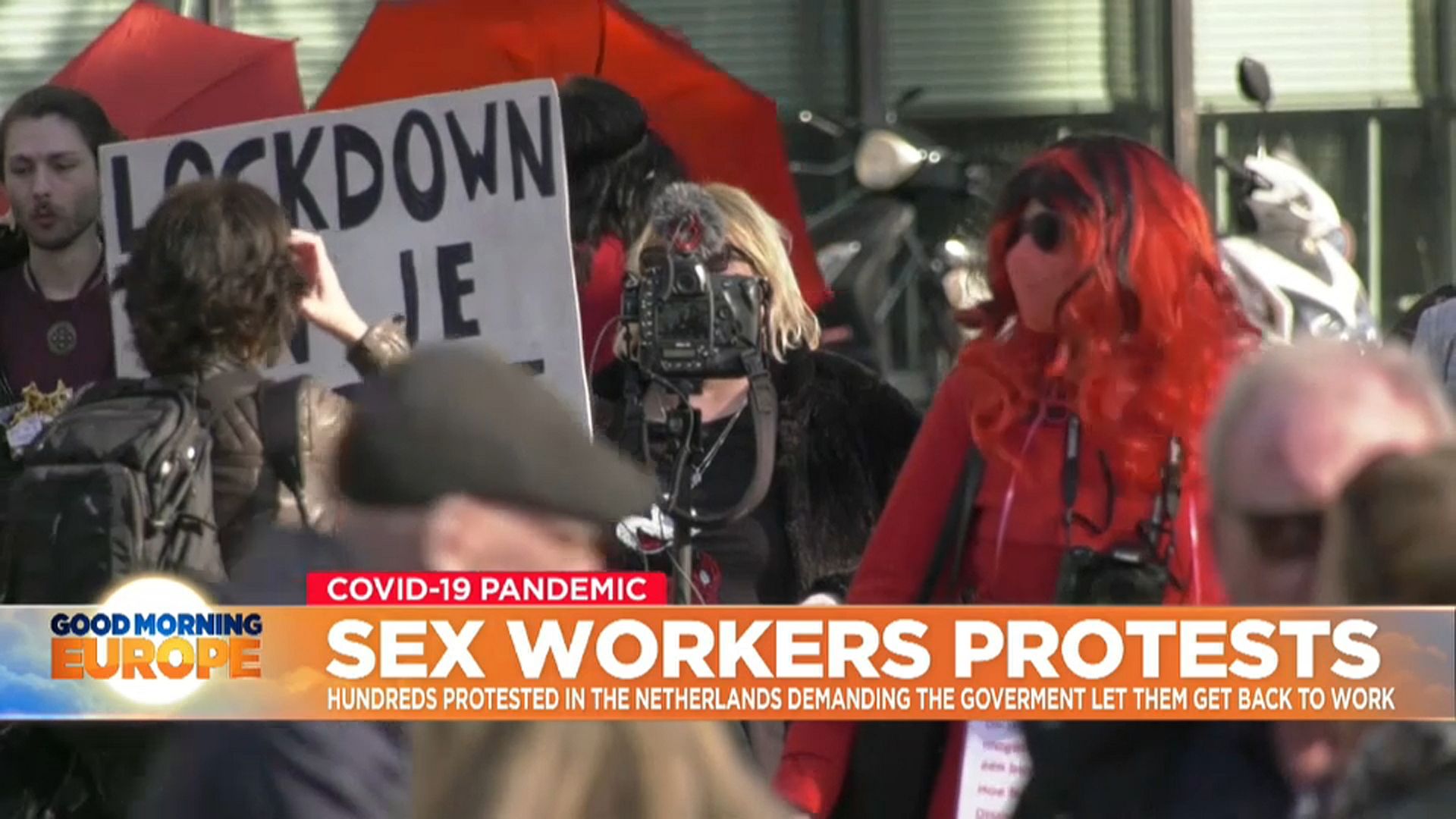 Dutch Sex Workers Protest Asking Government To Let Them Get Back To Work Euronews