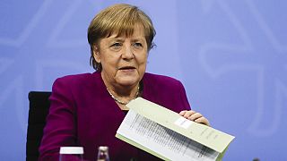 Angela Merkel am 3. März 2021