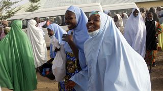 Freed Nigerian schoolgirls reunited with their families