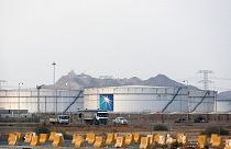 Suudi Arabistan'ın Cidde kentinde, Aramco'ya ait petrol tesisi