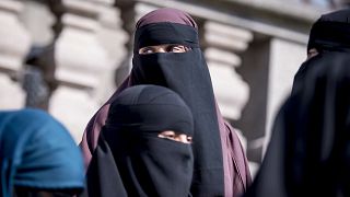 ILLUSZTRÁCIÓ: 2018. május 31, Koppenhága, Dánia - a skandináv országban betiltották a nikáb és a burka viselését
