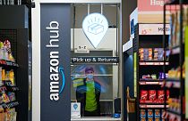 Le supermarché "Amazon Fresh" installé à Londres (Royaume-Uni), le 04/03/2021