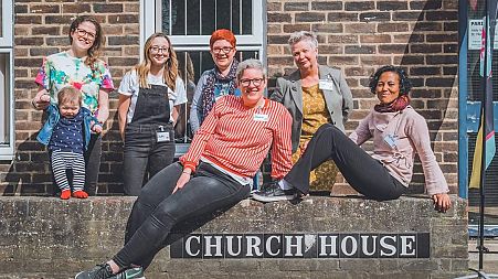 Original team of volunteers at Food Rescue Hub, UK