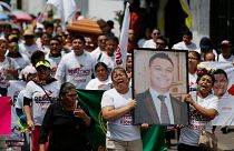 تشییع جنازه یک نامزد انتخابات شهرداری‌ها در مکزیک که در ماه مه ۲۰۱۸ به قتل رسید