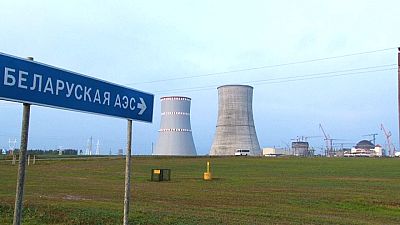 Das Atomkraftwerk Astravets in Belarus