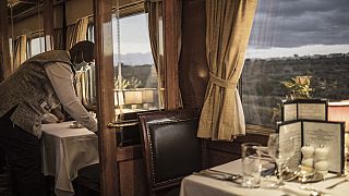 Escape from Covid: South Africa's luxury 'Blue Train'