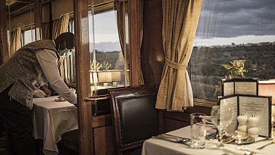 Escape from Covid: South Africa's luxury 'Blue Train'