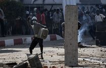 Affrontements entre manifestants et policiers à Dakar, au Sénégal, le 4 mars 2021