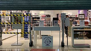 Supermarket near Paris during the lockdown