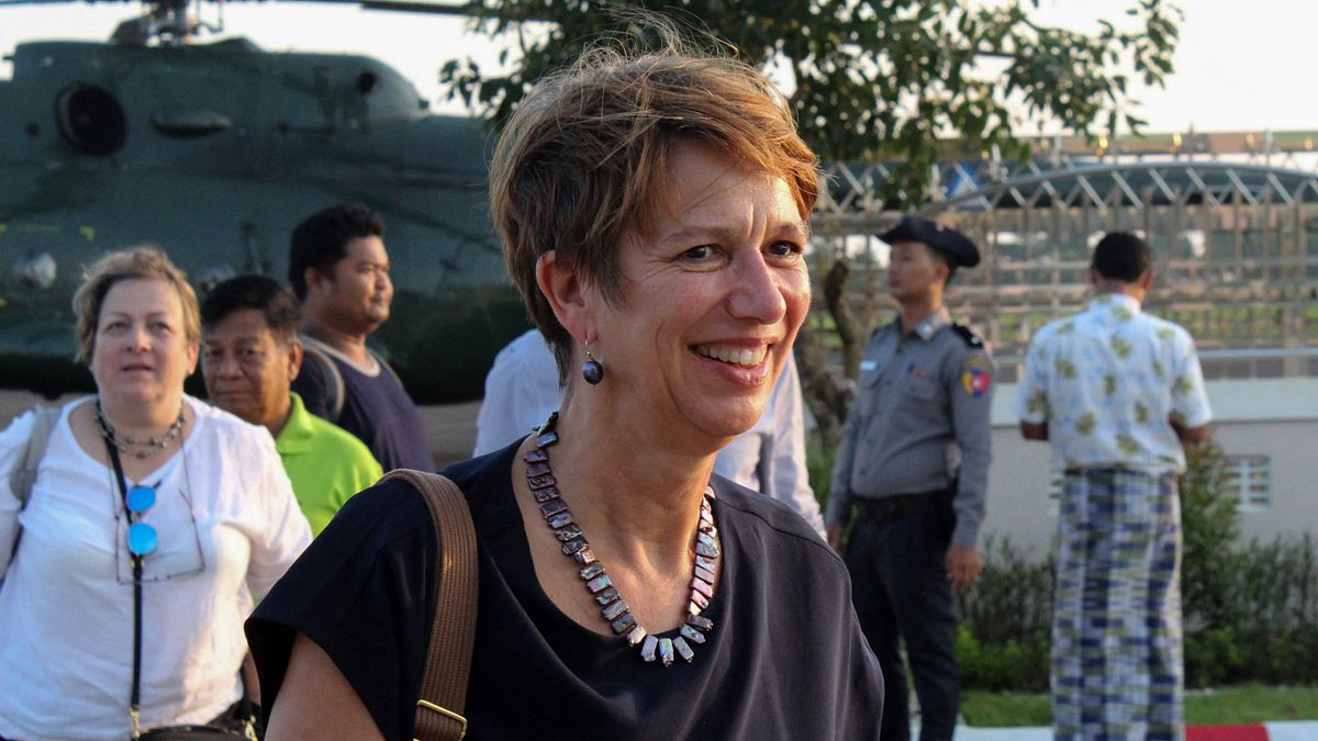 المبعوثة الخاصة للأمين العام للأمم المتحدة إلى ميانمار كريستين شرانر بورغنر