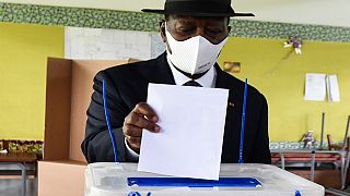 Ivorian President and opposition leader cast their votes for the parliamentary elections