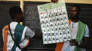 Polls in Abidjan close and the counting of ballots begins
