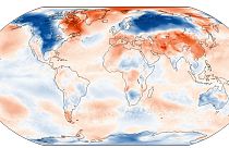 Anomalía de temperaturas del mes de febrero respecto a la serie histórica 1991-2020