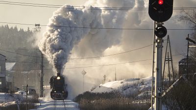 Μια υπέροχη διαδρομή με τρένο στα χιονισμένα τοπία της Ρωσίας