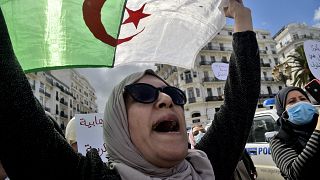 Algerian women protest demanding equal rights