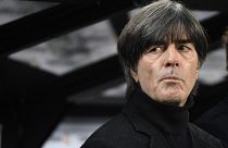 Germany's national football team head coach Joachim Löw before the start of the UEFA Euro 2020 Group C qualification match between Germany and Belarus, November 16, 2019.