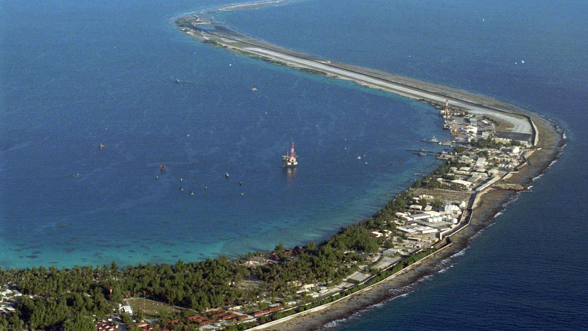 Atoll de Mururoa en Polynésie française