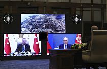 Centrale d'Akkuyu : Poutine et Erdogan affichent leur "amitié"
