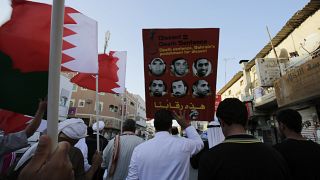 من مظاهرة ضد الحكومة في البحرين في عام 2015 (أرشيف) 