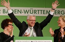 El gobernador Winfried Kretschmann, principal candidato del Partido Verde que lidera las encuestas en el estado de Baden-Wurtemberg.