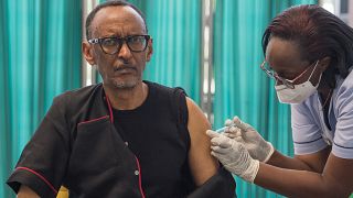 Rwanda's Kagame is first East African leader to receive Covid vaccine