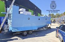 Spanish police seized a submarine intended to smuggle drugs into the country.