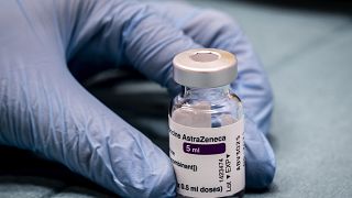 The AstraZeneca vaccine is prepared at Region Hovedstaden's Vaccine Centre in Copenhagen.