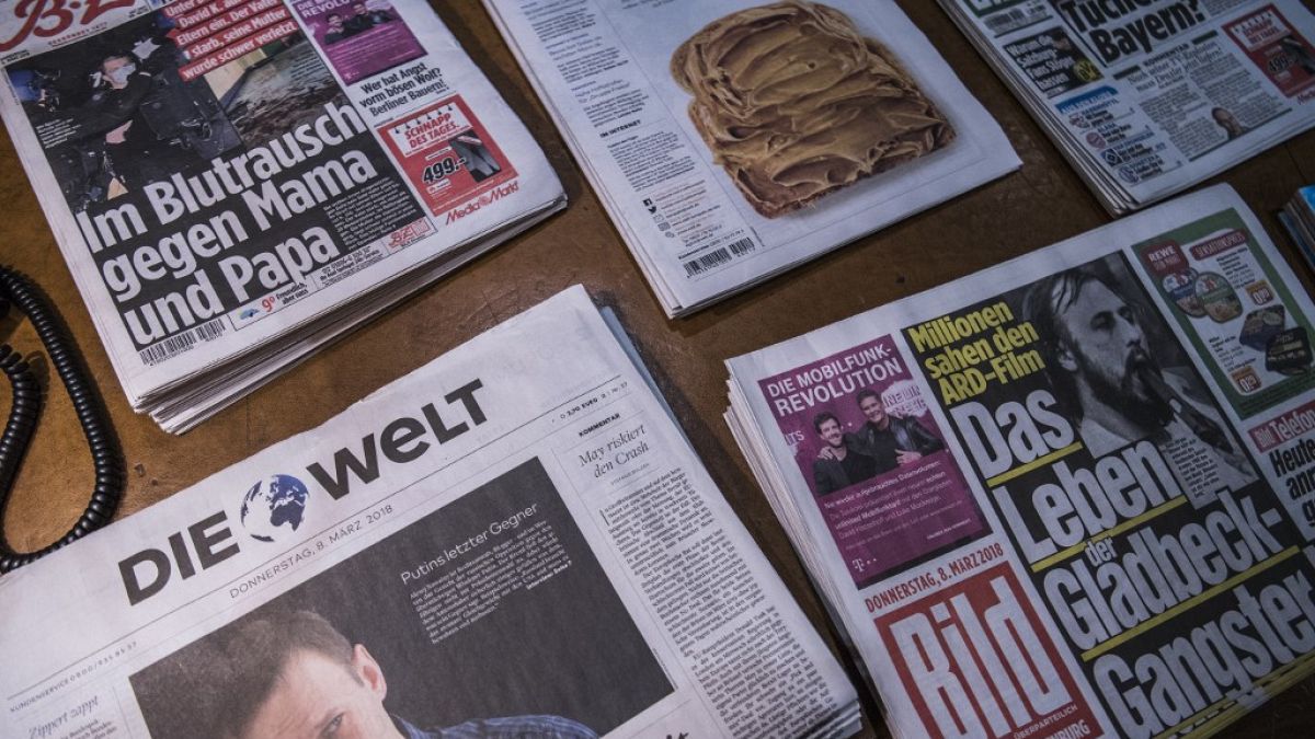 BILD und andere Zeitungen von Axel Springer - ARCHIV