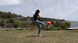 Sport helps young refugees feel part of community