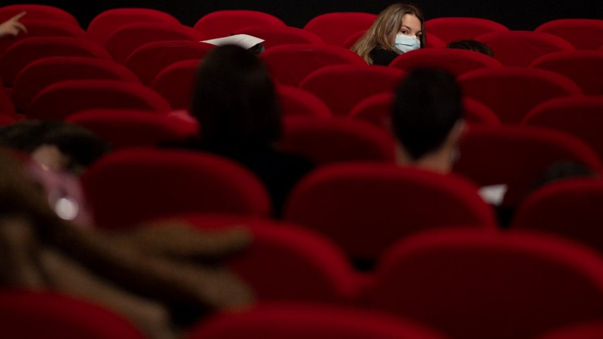 Une salle de cinéma à Nantes, le 14 mars 2021