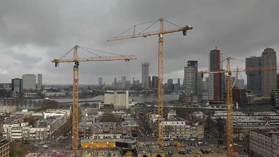 Construction in Rotterdam, the Netherlands.