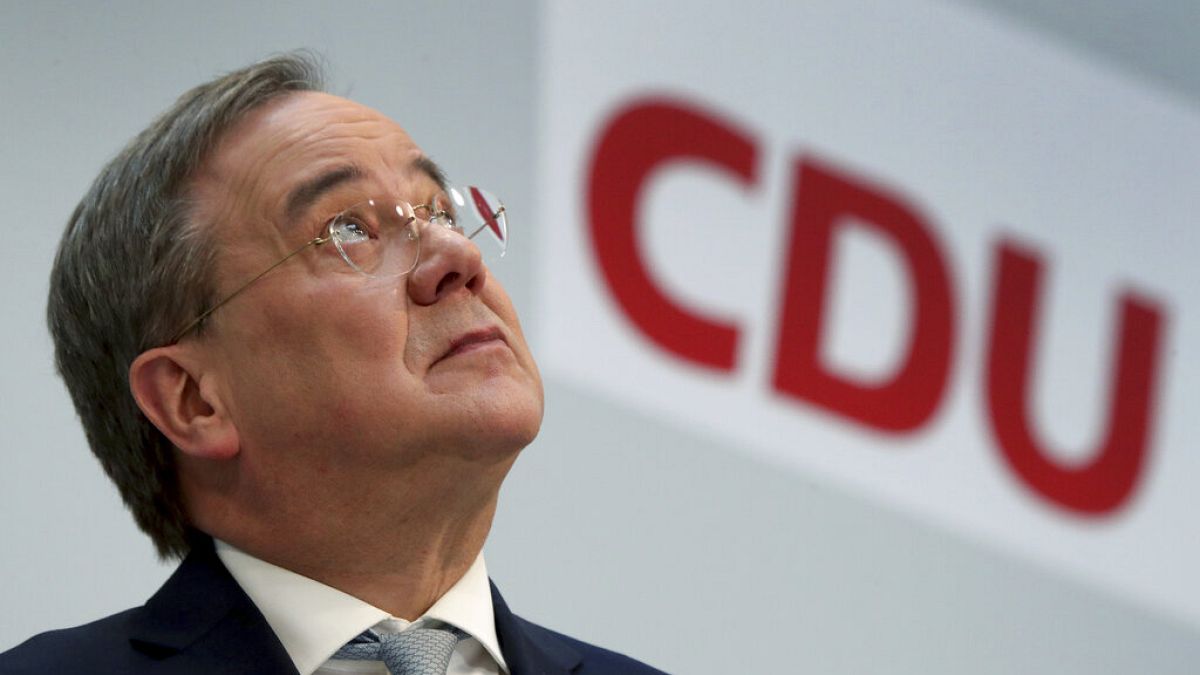 Armin Laschet, président de l'Union chrétienne-démocrate (CDU) le 15 mars 2021.