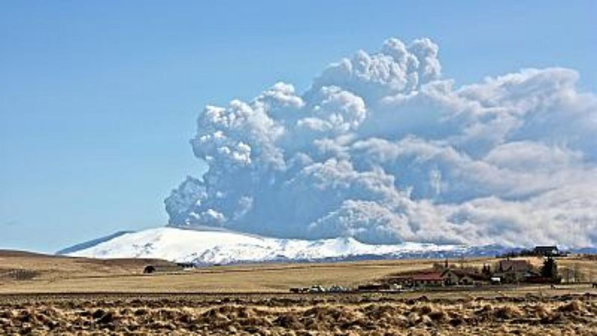 منطقه آتش‌فشانی در نزدیکی پایتخت ایسلند