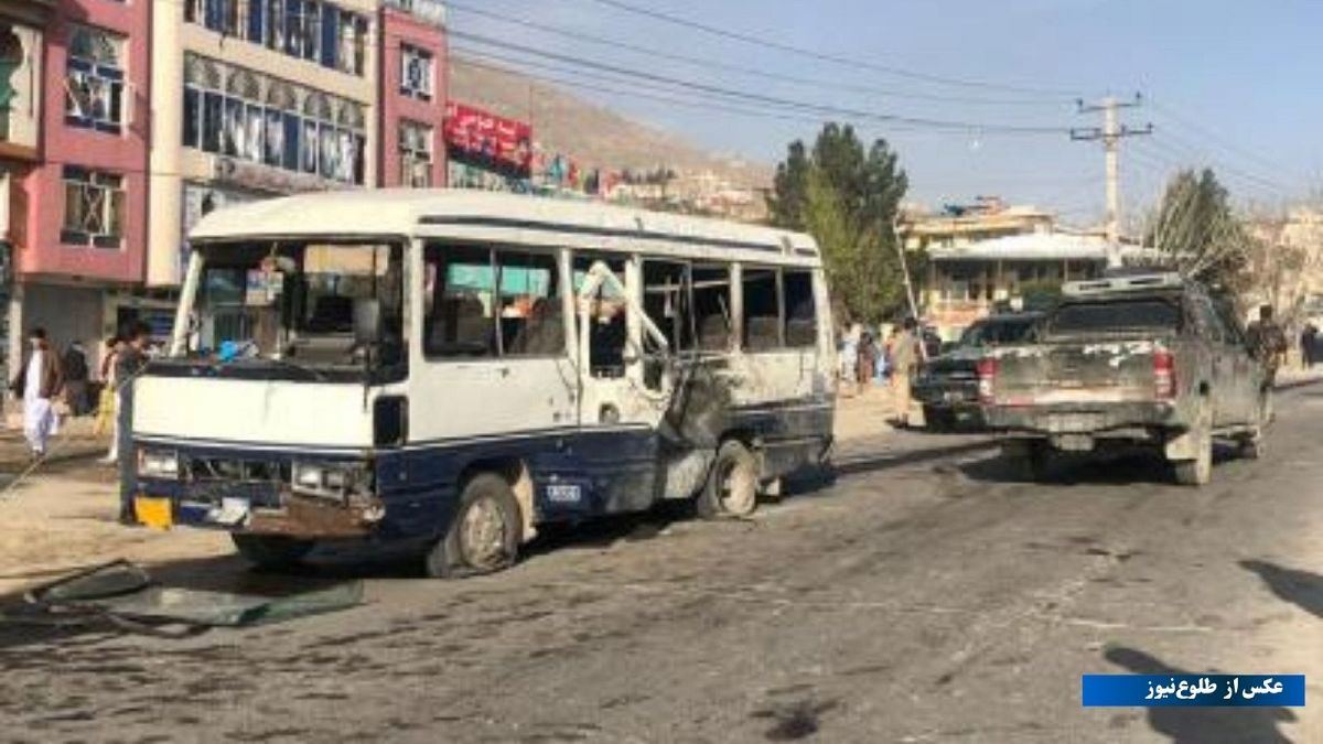 انفجار خودرو حامل کارمندان دولتی در کابل