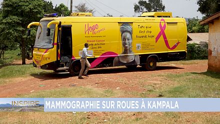 Fighting cancer with mobile mammography van in Uganda