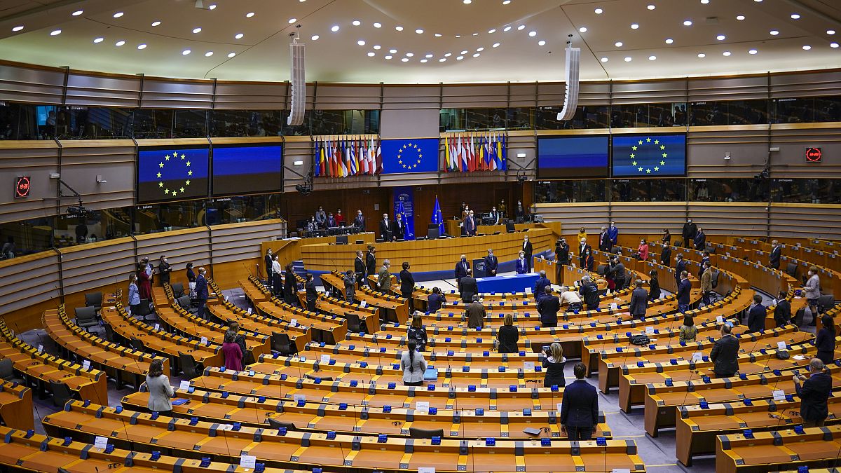 Az Európai Parlament tanácsterme