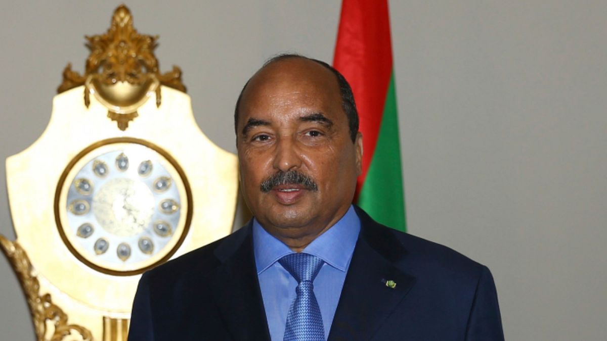 صورة أرشيفية للرئيس الموريتاني السابق محمد ولد عبد العزيز