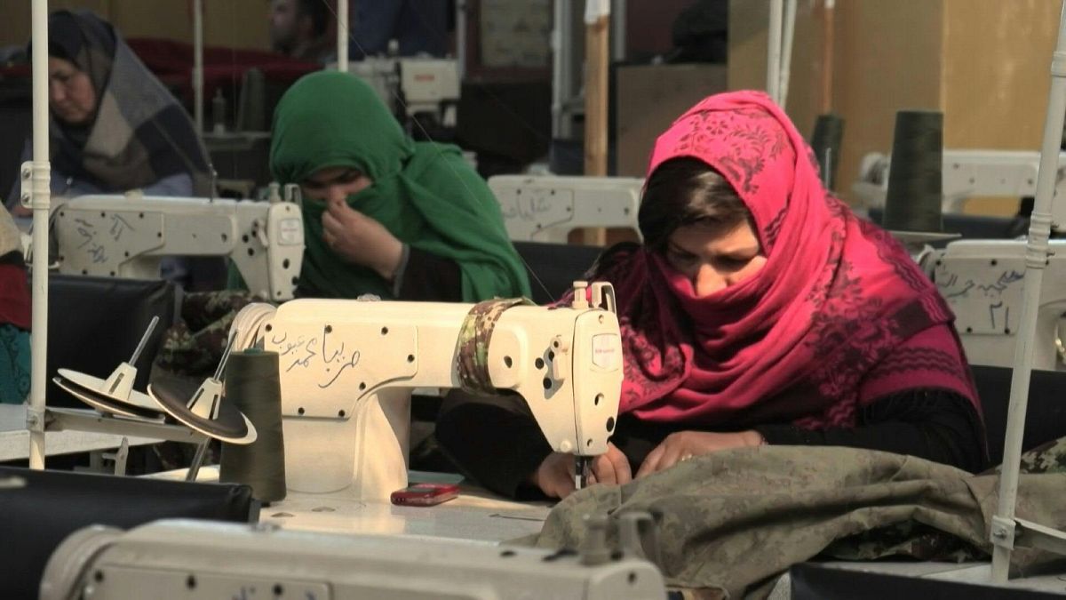 مشغل الخياطة - أفغانستان