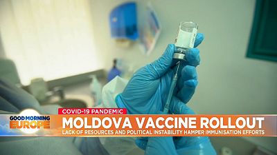 COVID-19 vaccine in Moldovan hospital