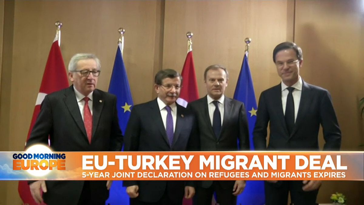EU Leaders and Turkish PM hail the deal on 18 March, 2016