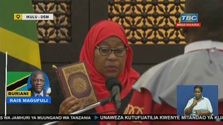 Samia Suluhu Hassan sworn in as Tanzania's first female president