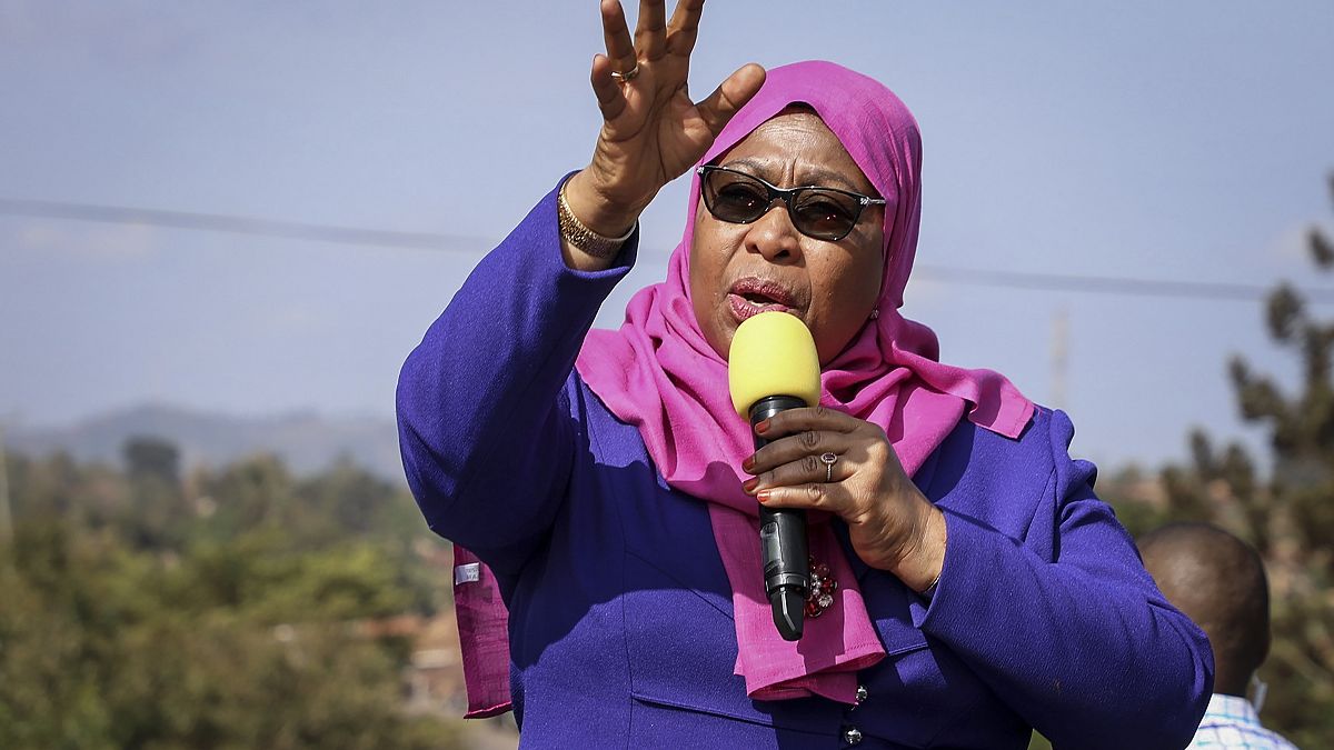 سامية حسن أصبحت أول امرأة ترأس تنزانيا 