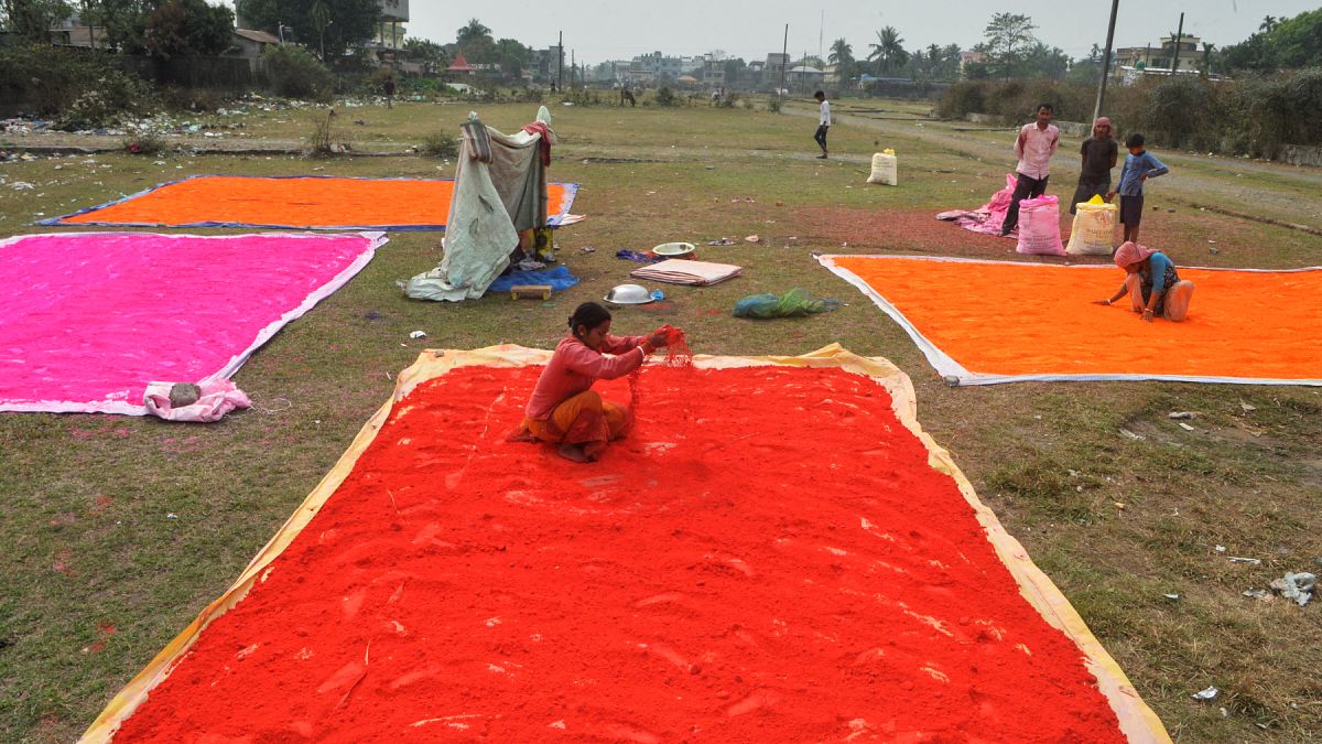 Яркие краски весны в Индии